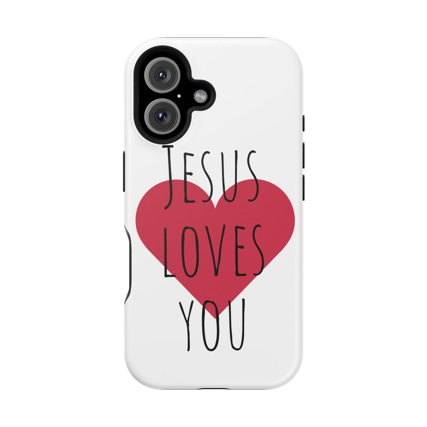 Jesus Love's You Impact-Resistant Phone Case | Durable Christian Accessories | Gift for Believers | Unique Faith-Based Tech Cover