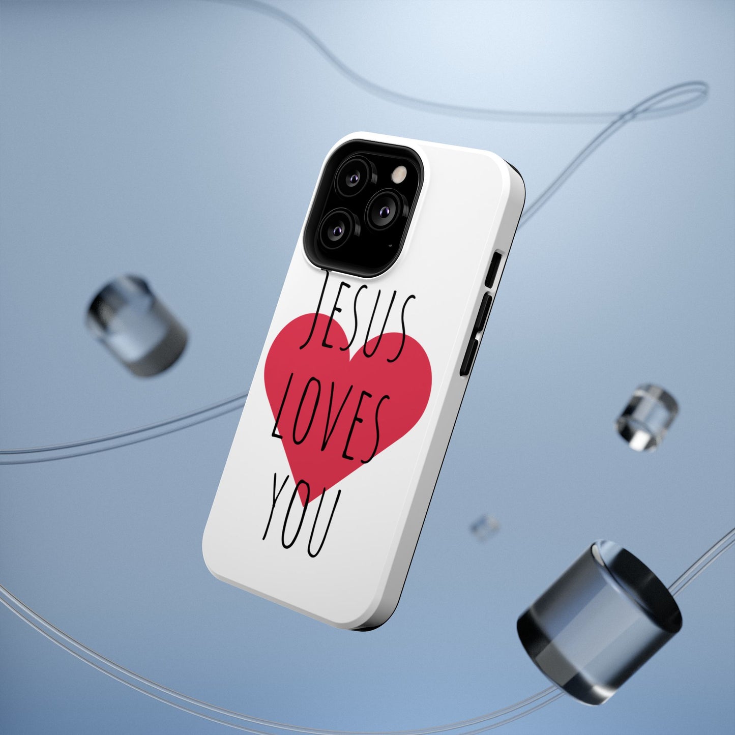 Jesus Love's You Impact-Resistant Phone Case | Durable Christian Accessories | Gift for Believers | Unique Faith-Based Tech Cover