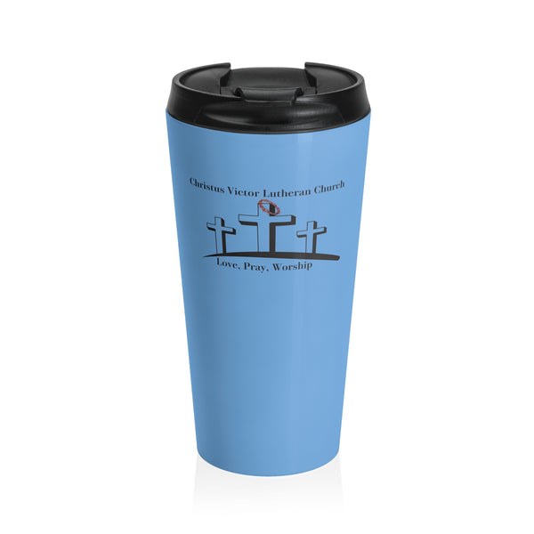 Faith-Inspired Travel Mug, Coffee Mug, Christian Gift, Religious Travel Cup, Church Appreciation, Love, Pray, Worship,
