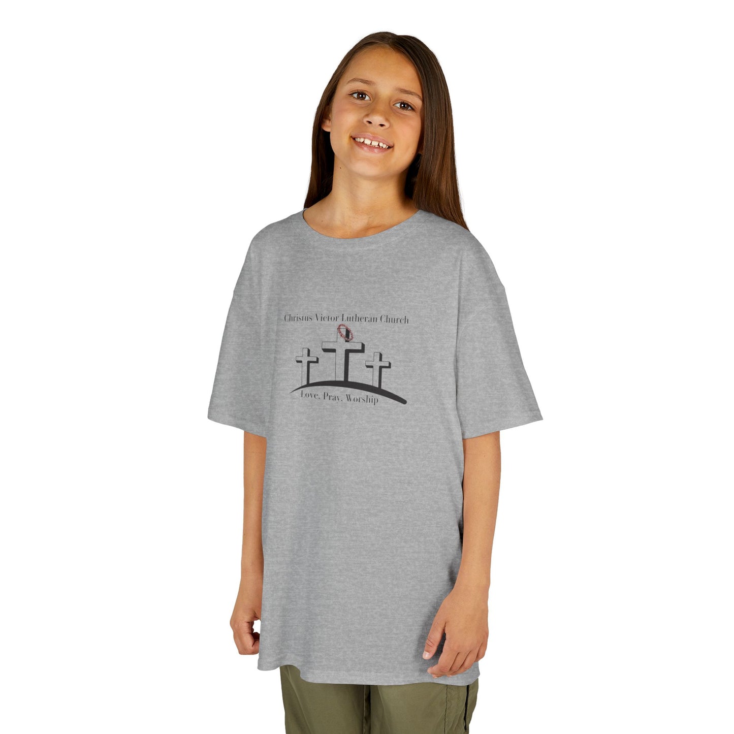 Kids Heavy Cotton™ Tee - Christus Victor Graphic T-Shirt