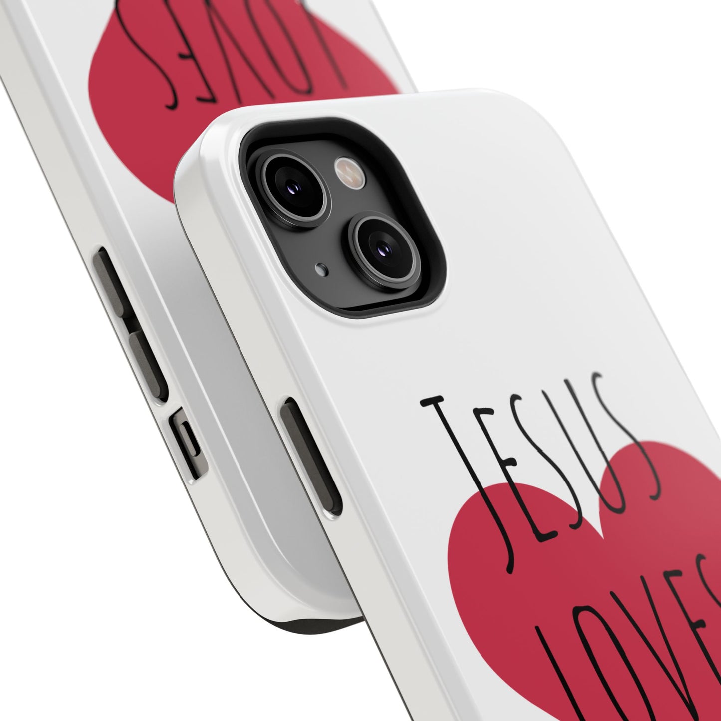Jesus Love's You Impact-Resistant Phone Case | Durable Christian Accessories | Gift for Believers | Unique Faith-Based Tech Cover
