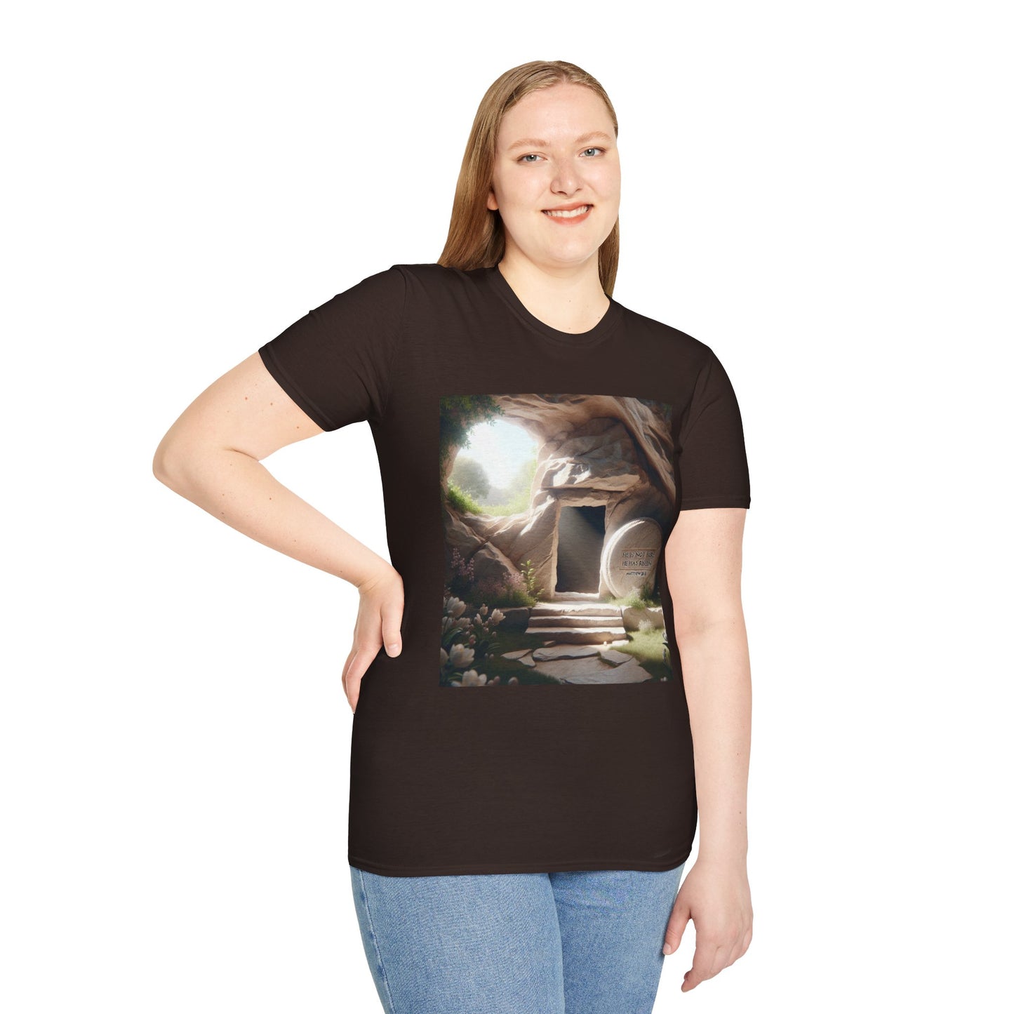 Inspirational Unisex Softstyle T-Shirt - Hope & Renewal Design