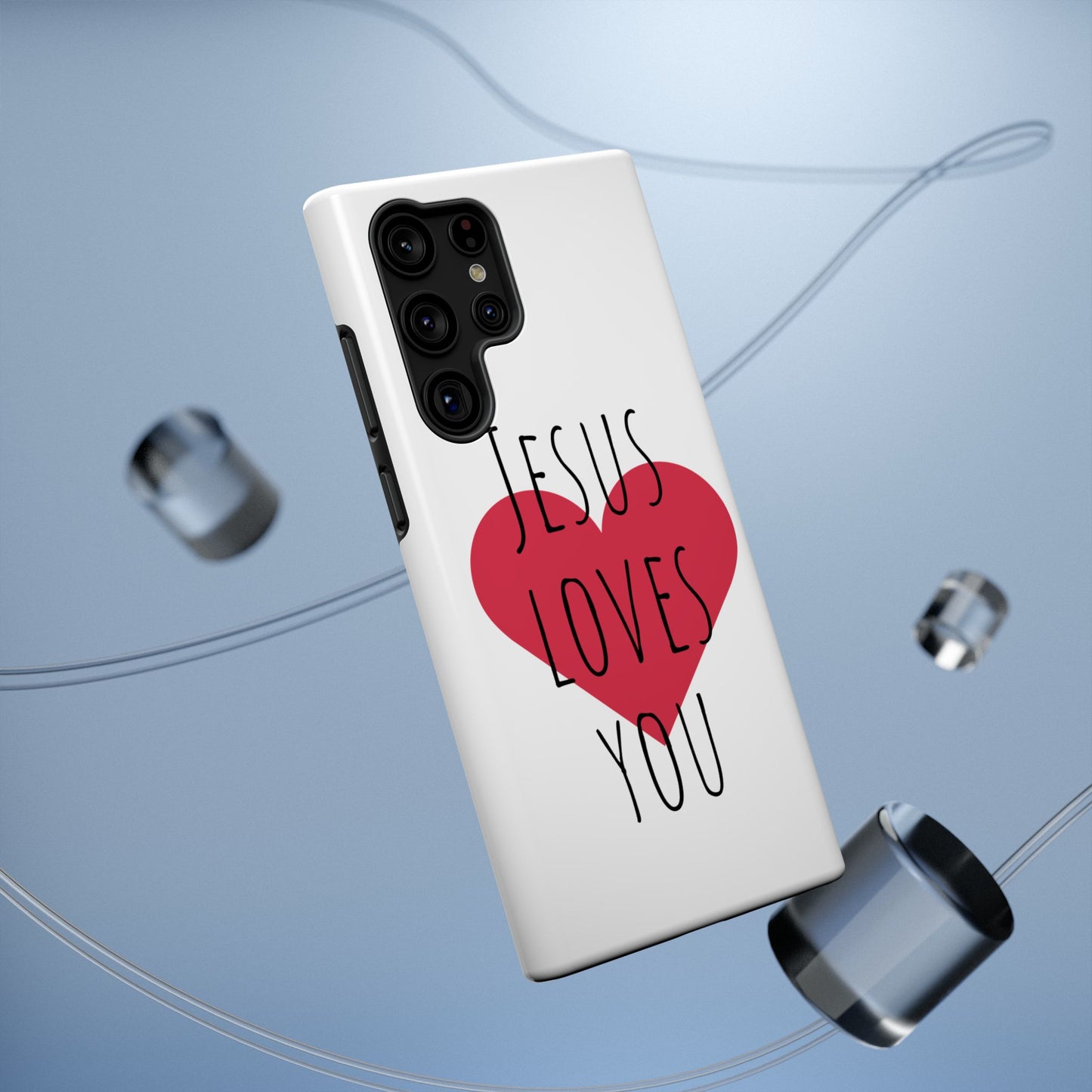 Jesus Love's You Impact-Resistant Phone Case | Durable Christian Accessories | Gift for Believers | Unique Faith-Based Tech Cover