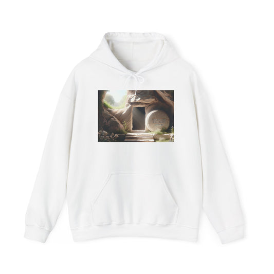 Inspirational Hooded Sweatshirt with Serene Design - Perfect for All Seasons