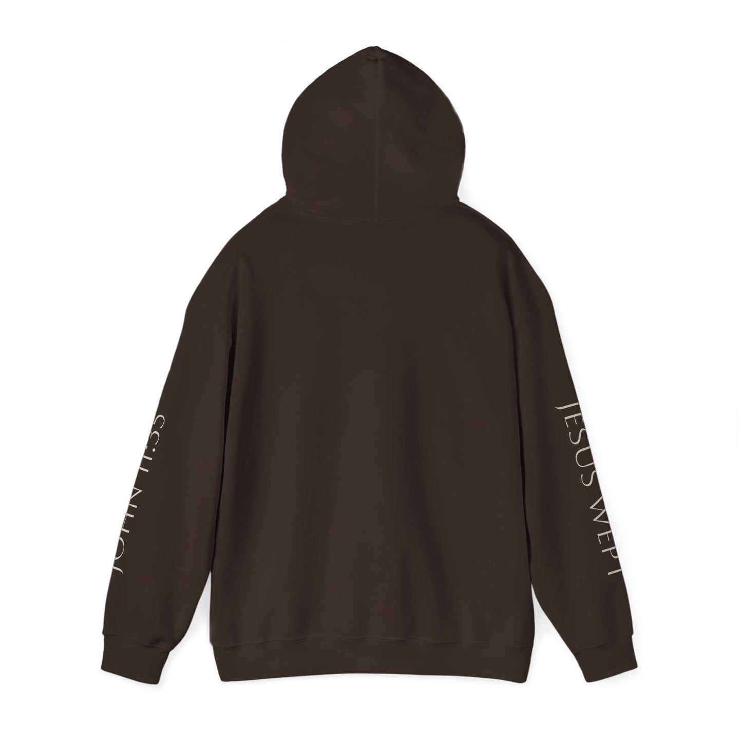 "Jesus Wept" Unisex Heavy Blend™ Hoodie - Spiritual Comfort