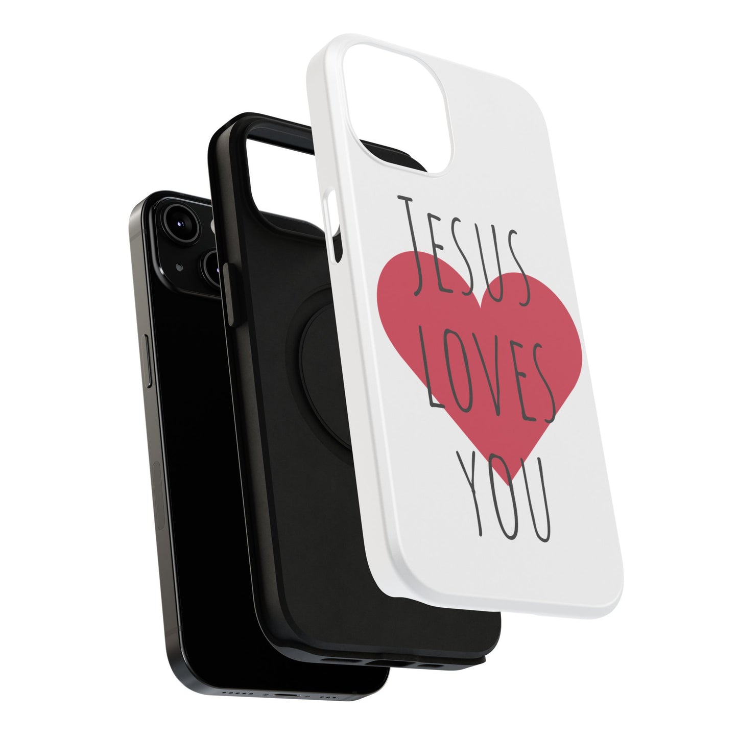 Jesus Love's You Impact-Resistant Phone Case | Durable Christian Accessories | Gift for Believers | Unique Faith-Based Tech Cover