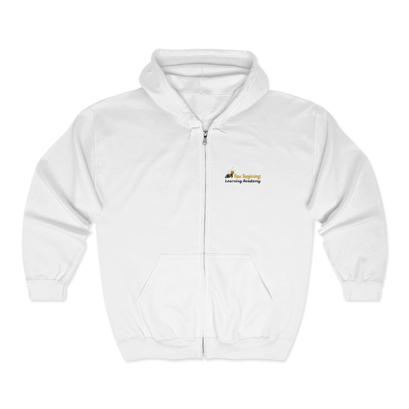 Cozy Unisex Zip-Up Hoodie | New Beeginnings