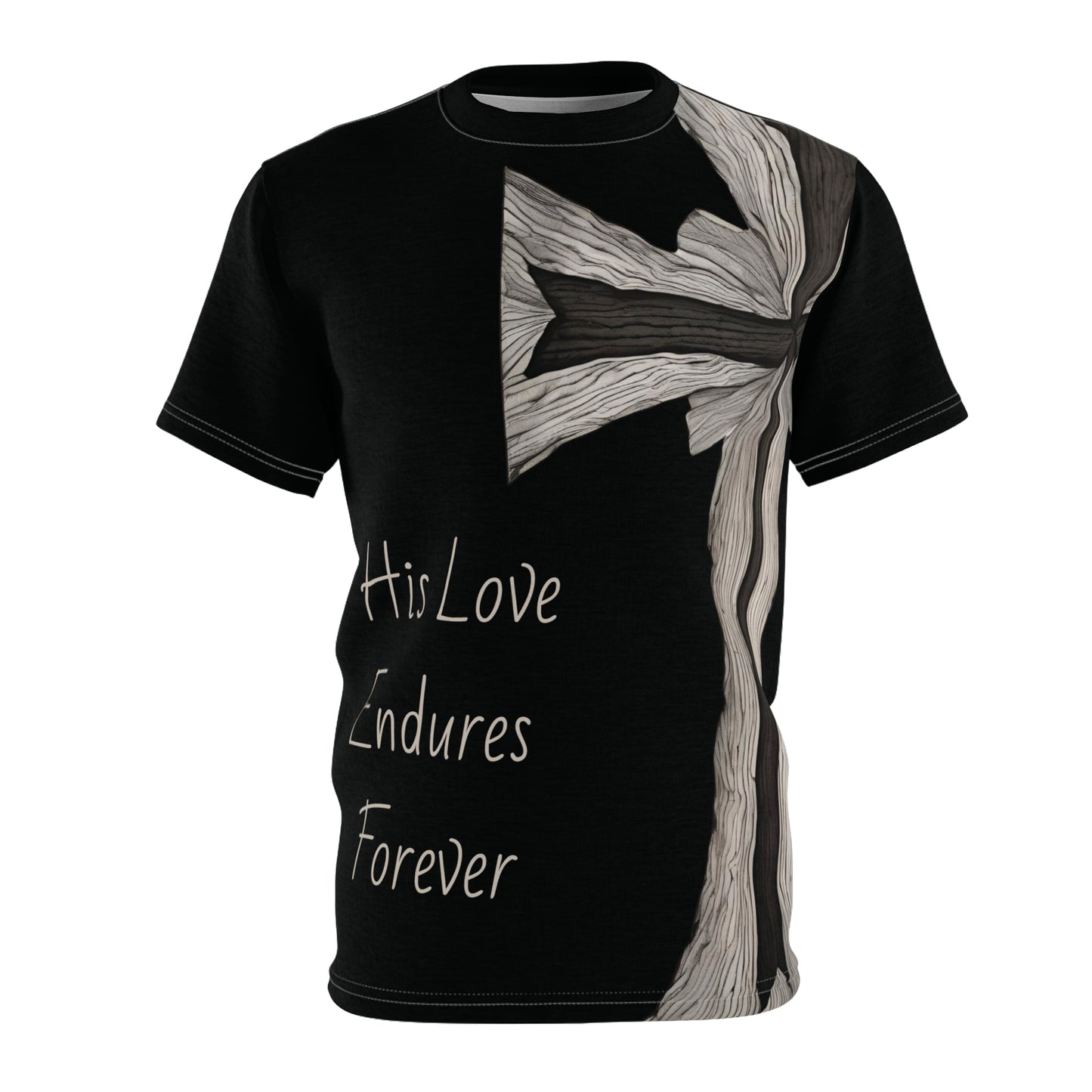 Faith-Inspired Unisex Cut & Sew Tee - His Love Endures Forever