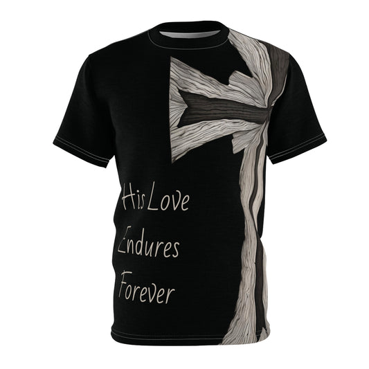 Faith-Inspired Unisex Cut & Sew Tee - His Love Endures Forever