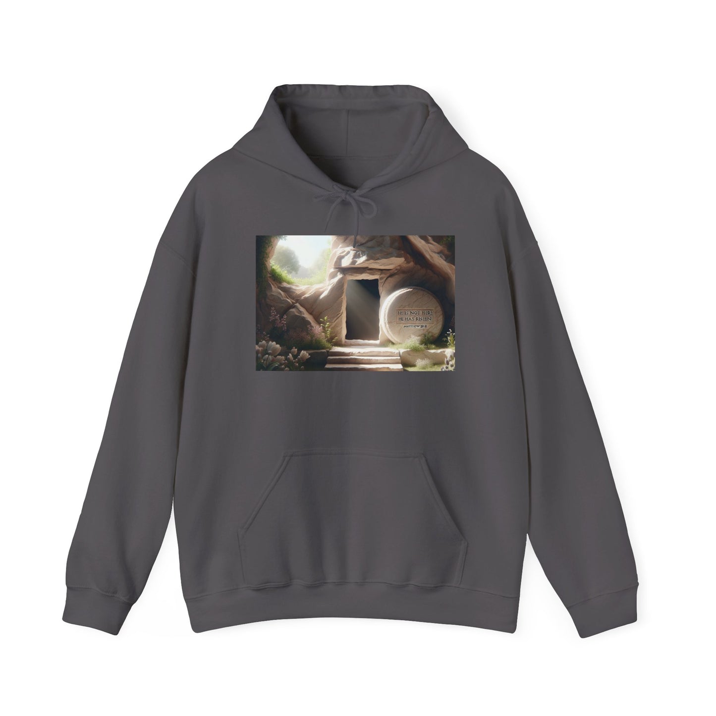 Inspirational Hooded Sweatshirt with Serene Design - Perfect for All Seasons