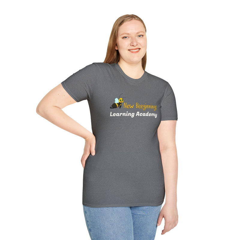 Buzzing Bee Unisex T-Shirt, Bee-Themed, New Beeginnings Academy Tee,