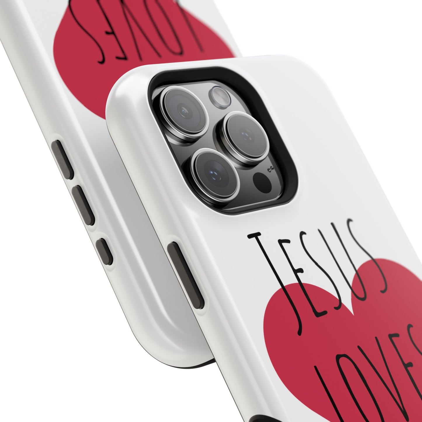 Jesus Love's You Impact-Resistant Phone Case | Durable Christian Accessories | Gift for Believers | Unique Faith-Based Tech Cover