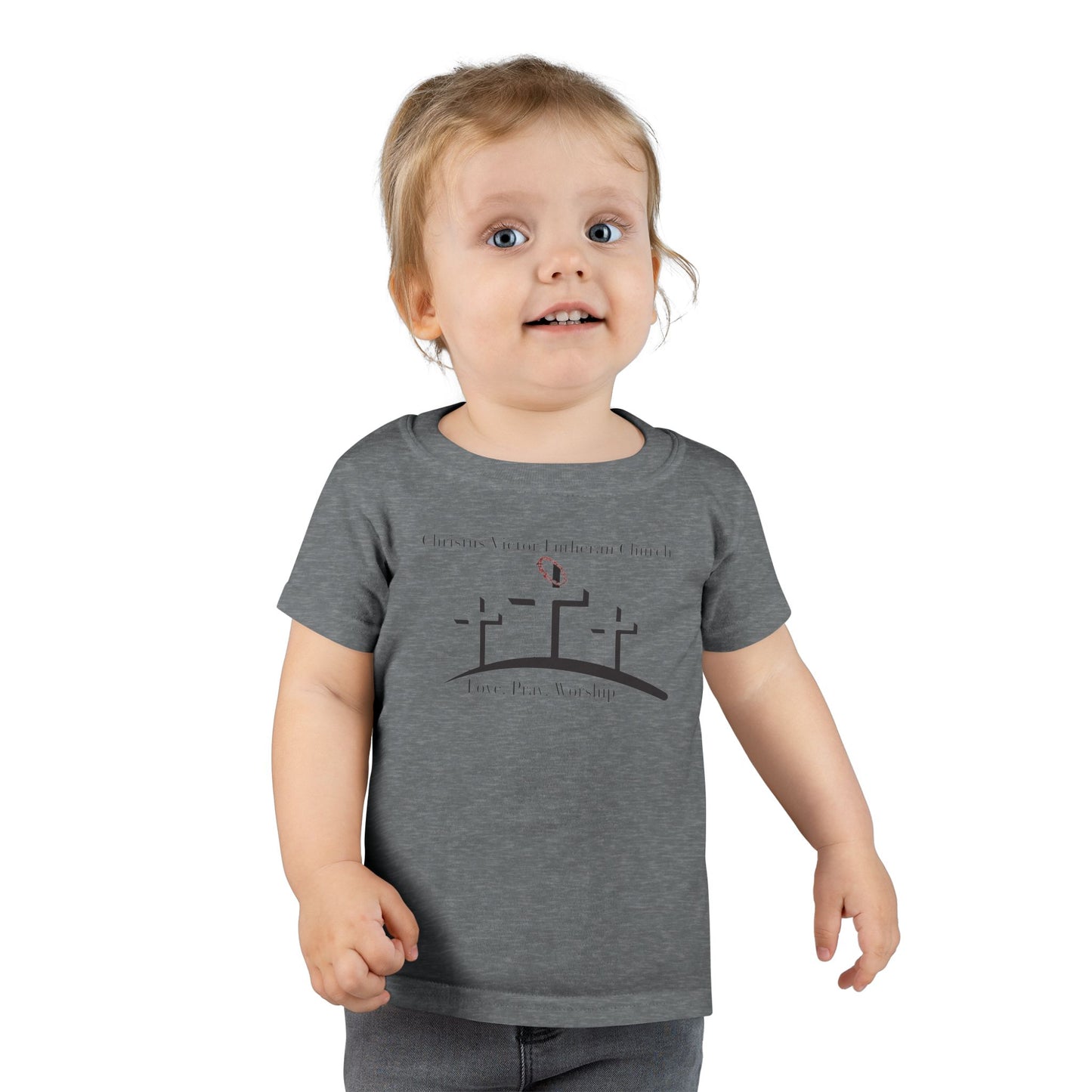 Toddler T-Shirt - Faith and Worship Design