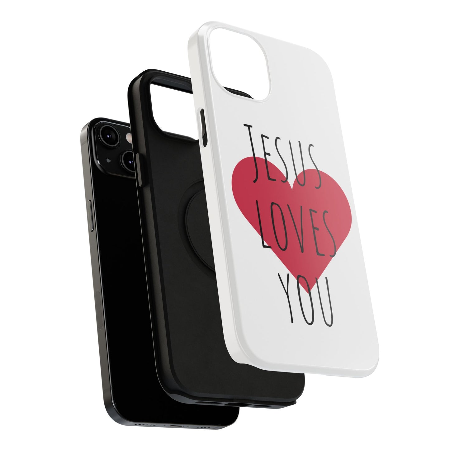 Jesus Love's You Impact-Resistant Phone Case | Durable Christian Accessories | Gift for Believers | Unique Faith-Based Tech Cover