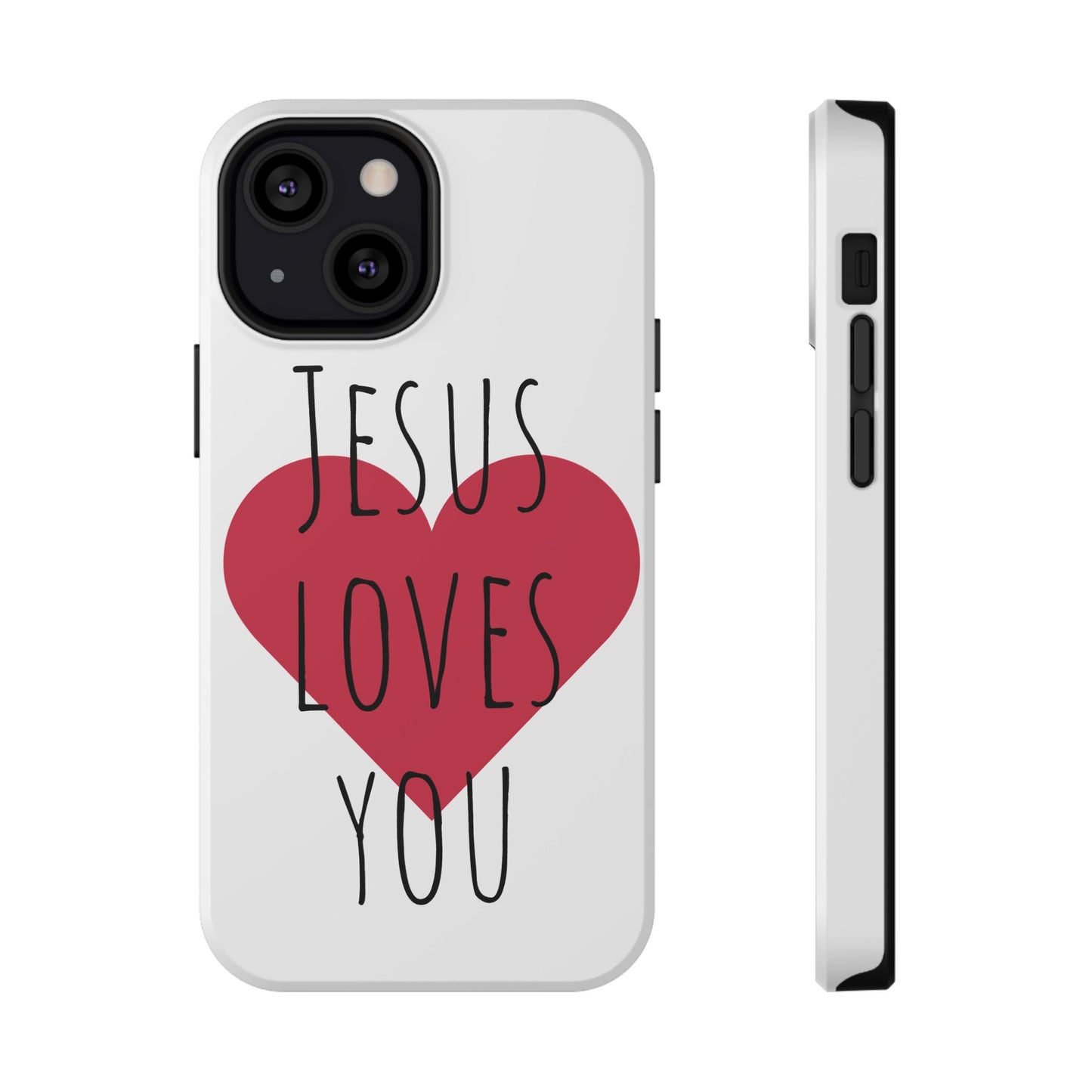 Jesus Love's You Impact-Resistant Phone Case | Durable Christian Accessories | Gift for Believers | Unique Faith-Based Tech Cover