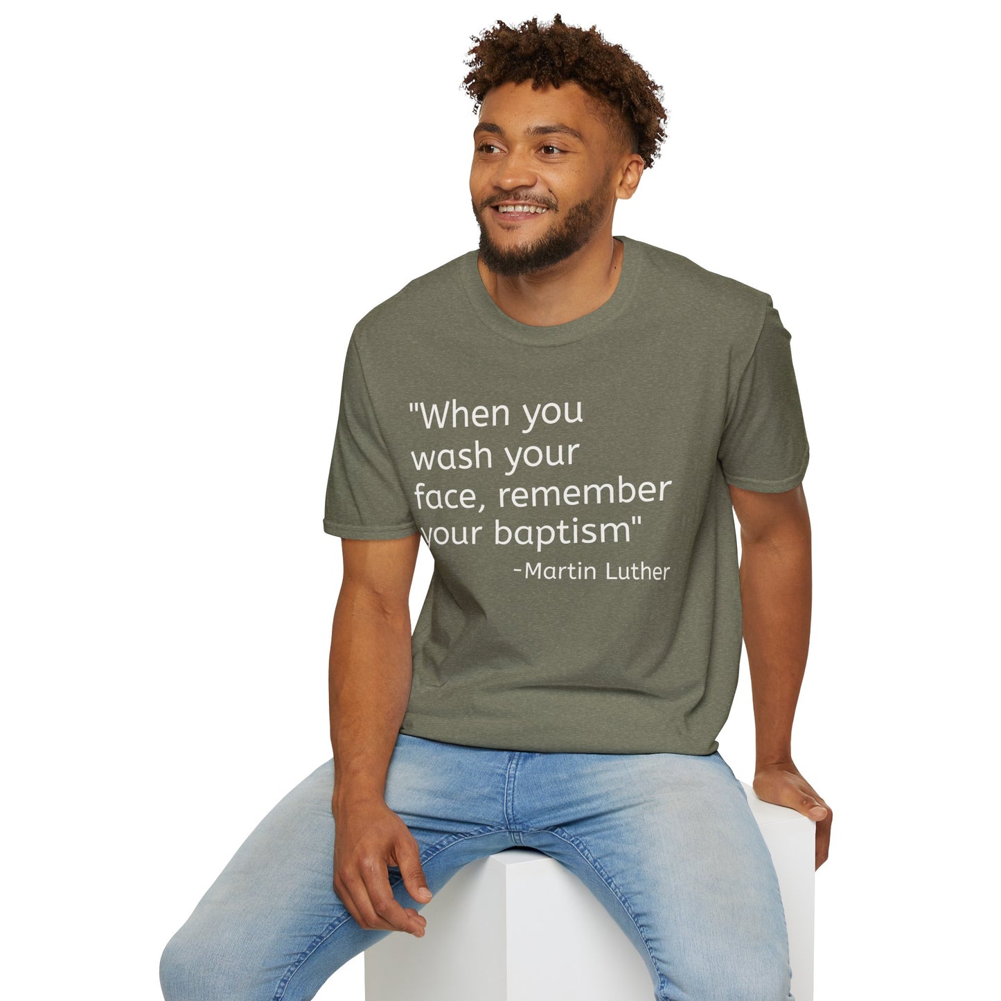 Martin Luther Quote Unisex Softstyle T-Shirt
