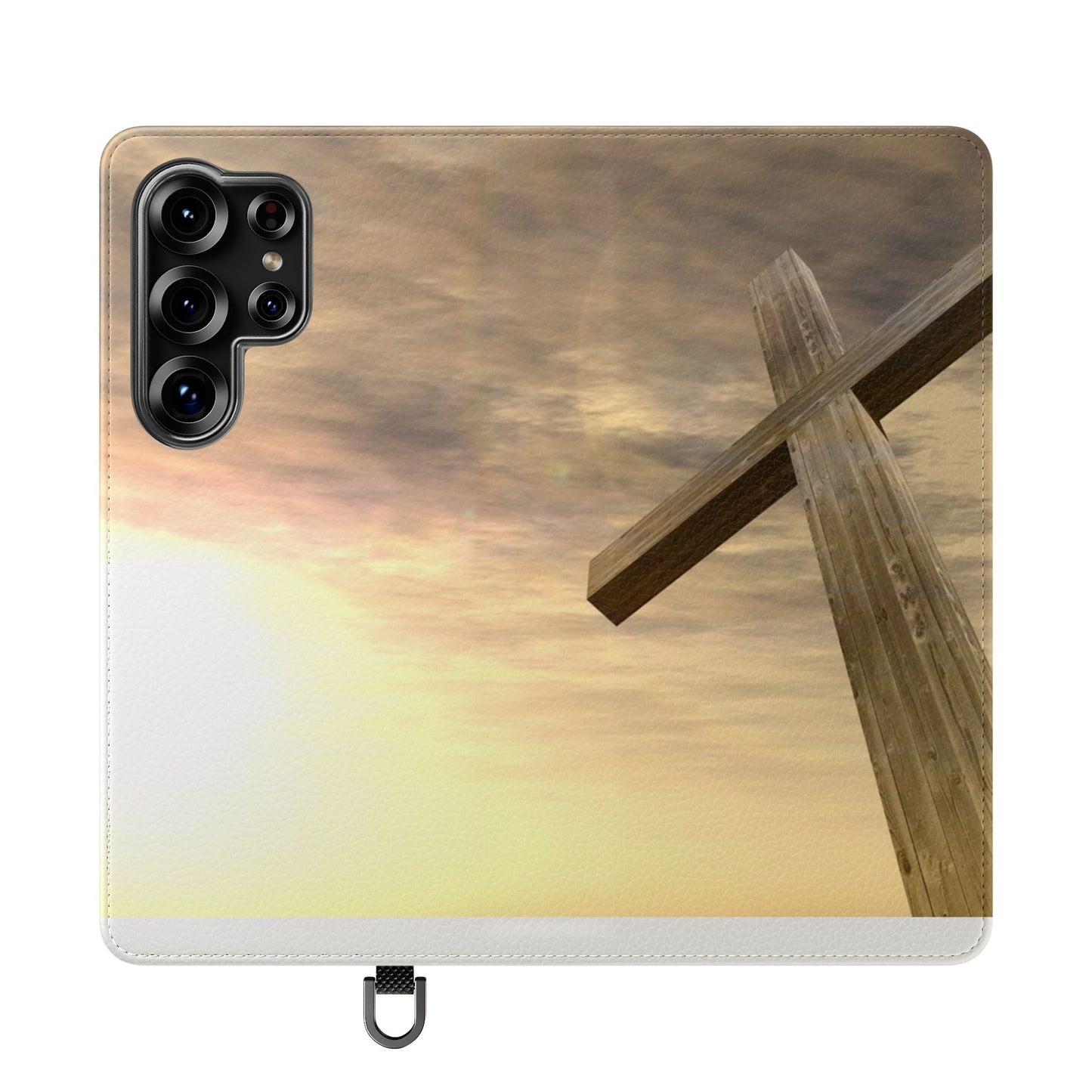 Elegant Faith Flip Case for Phones, Bible Verse Accessories, Inspirational Gifts for Christians, Stylish Phone Wallet, Church Decor