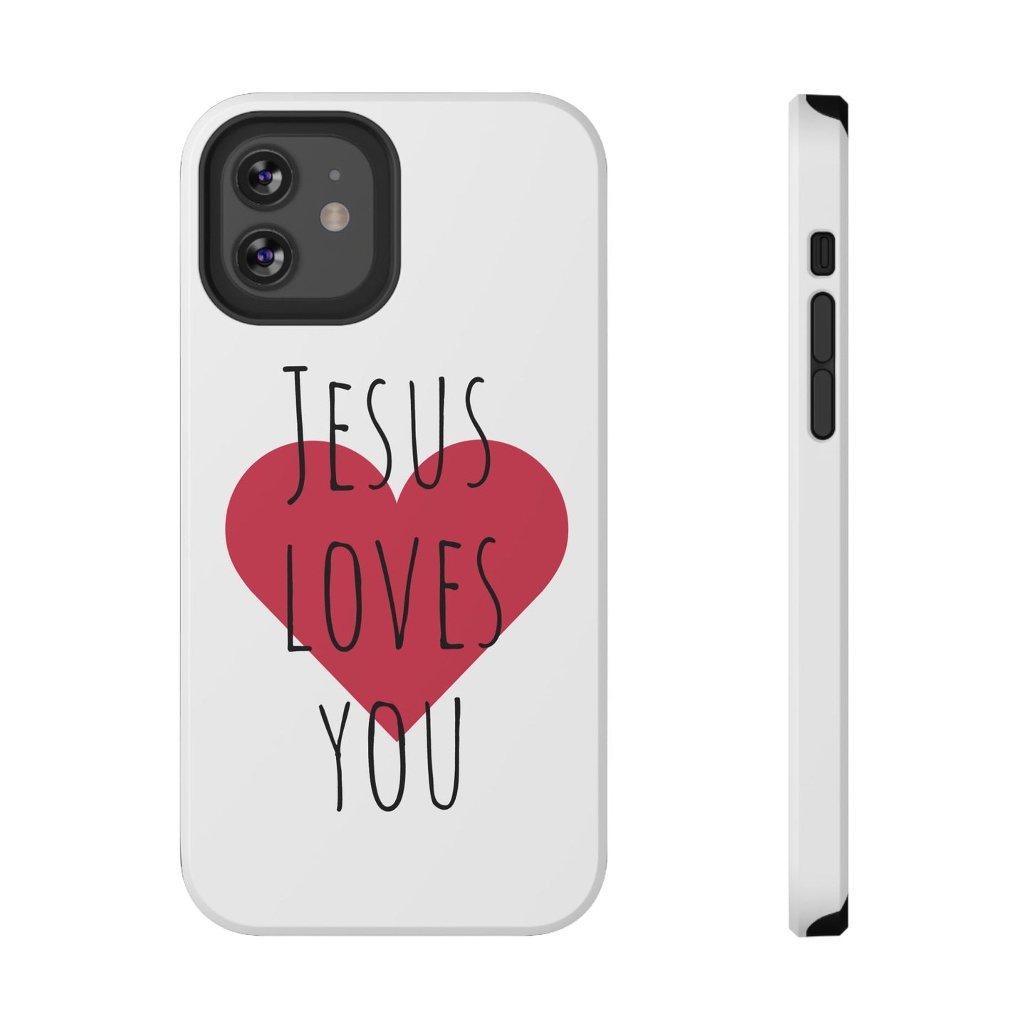 Jesus Love's You Impact-Resistant Phone Case | Durable Christian Accessories | Gift for Believers | Unique Faith-Based Tech Cover