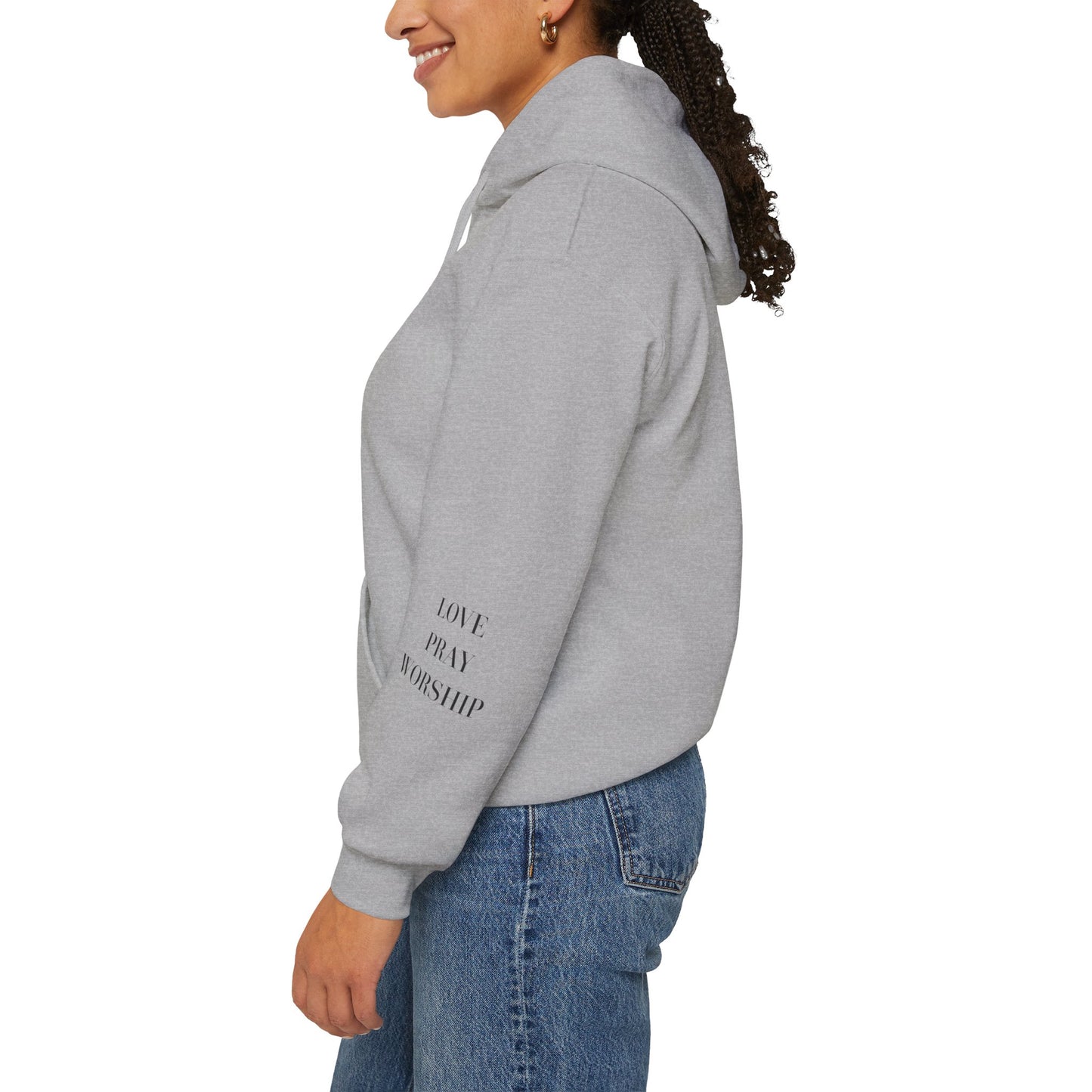 Comfortable Unisex Hooded Sweatshirt with Christus Victor Logo