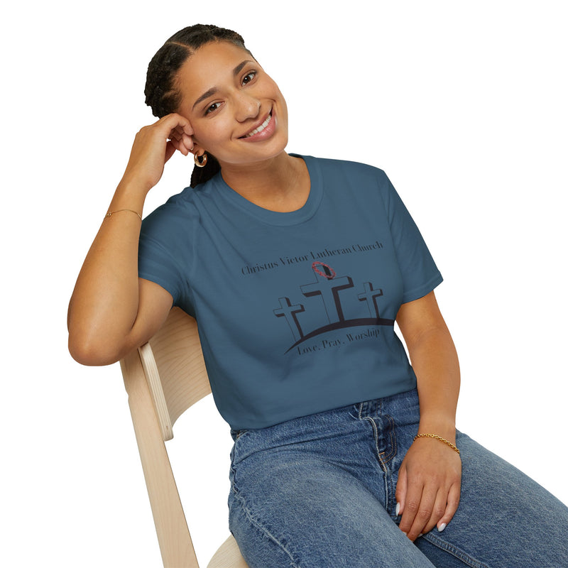 Faith-Inspired Unisex T-Shirt - Celebrate Worship, Casual Christian Apparel, Gift for Believers, Church Events, Everyday Wear