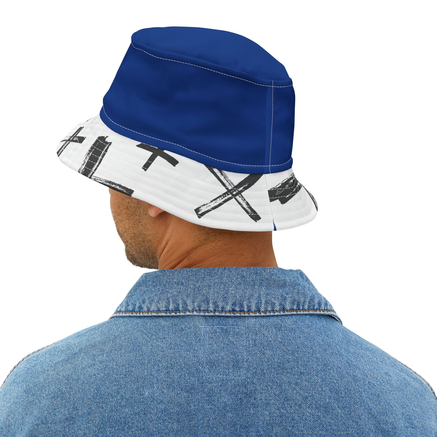 Saved by Grace Bucket Hat | Trendy AOP Hat, Christian Gift, Beachwear, Summer Accessory, Fashionable Headwear