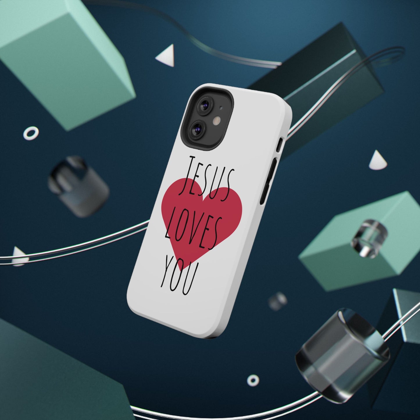 Jesus Love's You Impact-Resistant Phone Case | Durable Christian Accessories | Gift for Believers | Unique Faith-Based Tech Cover