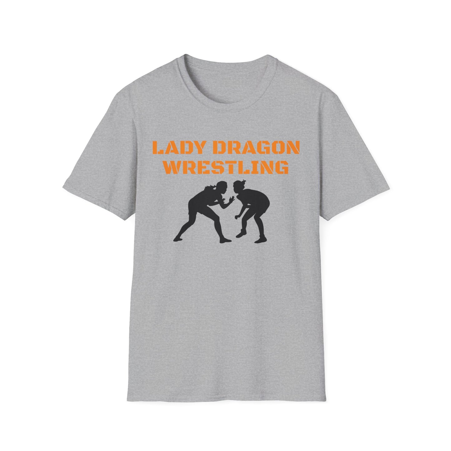 Lady Dragon Wrestling Unisex Softstyle T-Shirt - Winner's Mindset