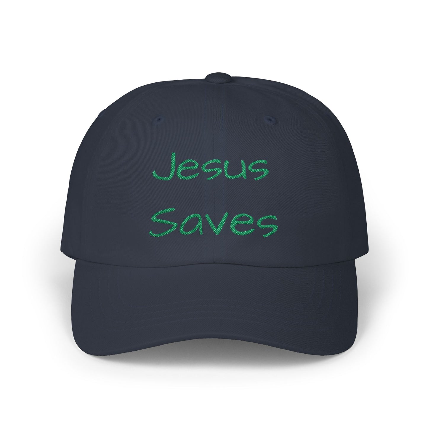Jesus Saves Classic Dad Cap, Casual Hat, Religious Cap, Christian Gear, Faith-Based Accessories, Stylish Dad Hat
