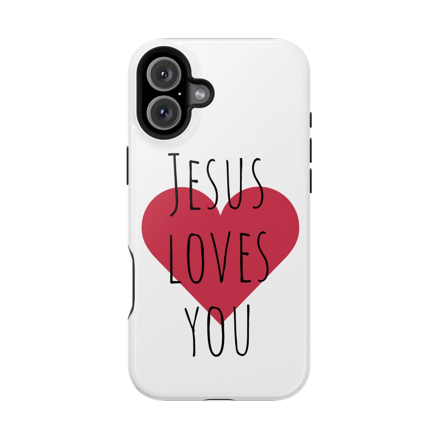 Jesus Love's You Impact-Resistant Phone Case | Durable Christian Accessories | Gift for Believers | Unique Faith-Based Tech Cover