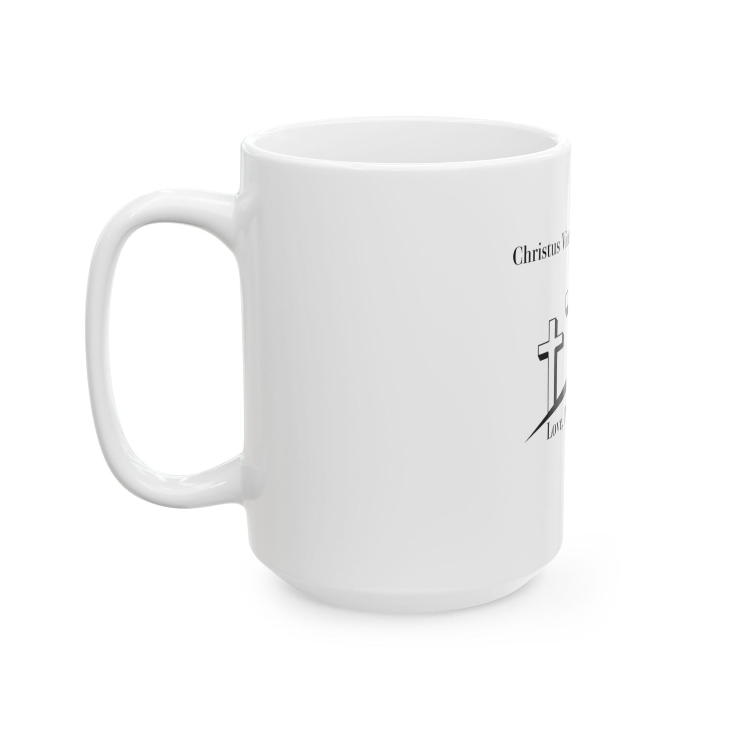Ceramic Mug - Love, Pray, Worship | Christus Victor Lutheran Church