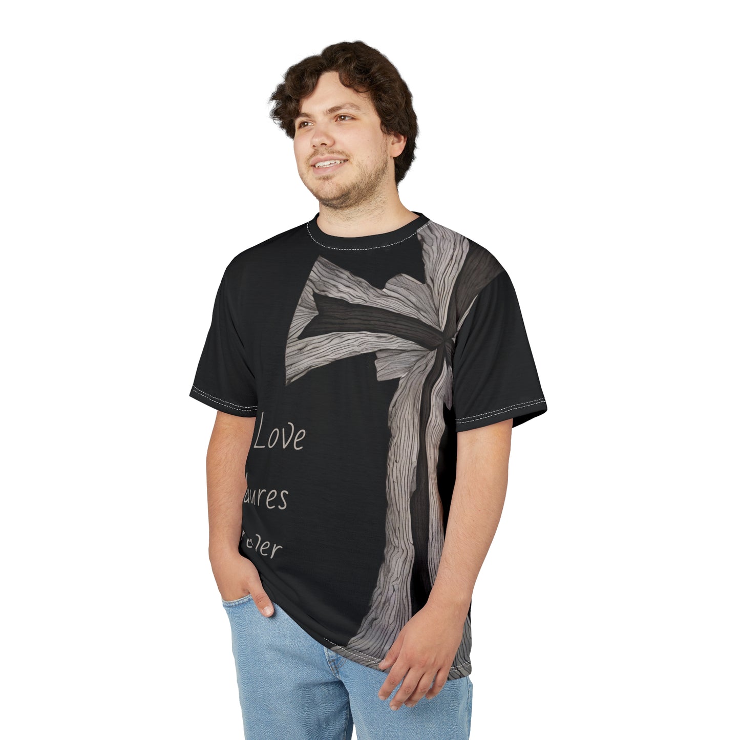 Faith-Inspired Unisex Cut & Sew Tee - His Love Endures Forever