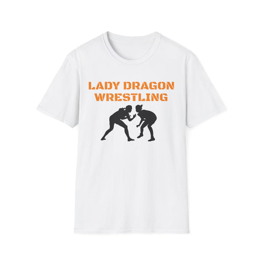 Lady Dragon Wrestling Unisex Softstyle T-Shirt - Winner's Mindset