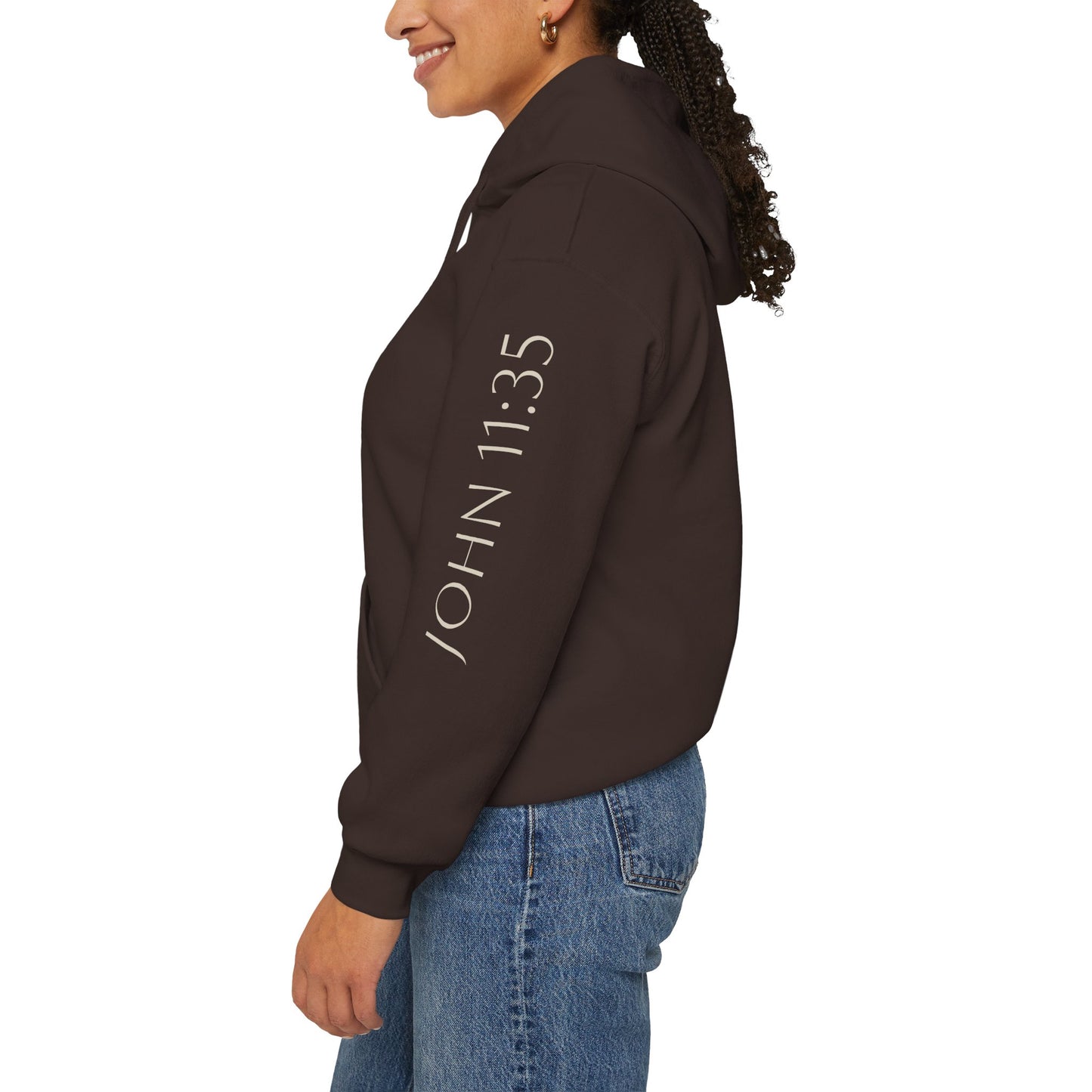 "Jesus Wept" Unisex Heavy Blend™ Hoodie - Spiritual Comfort