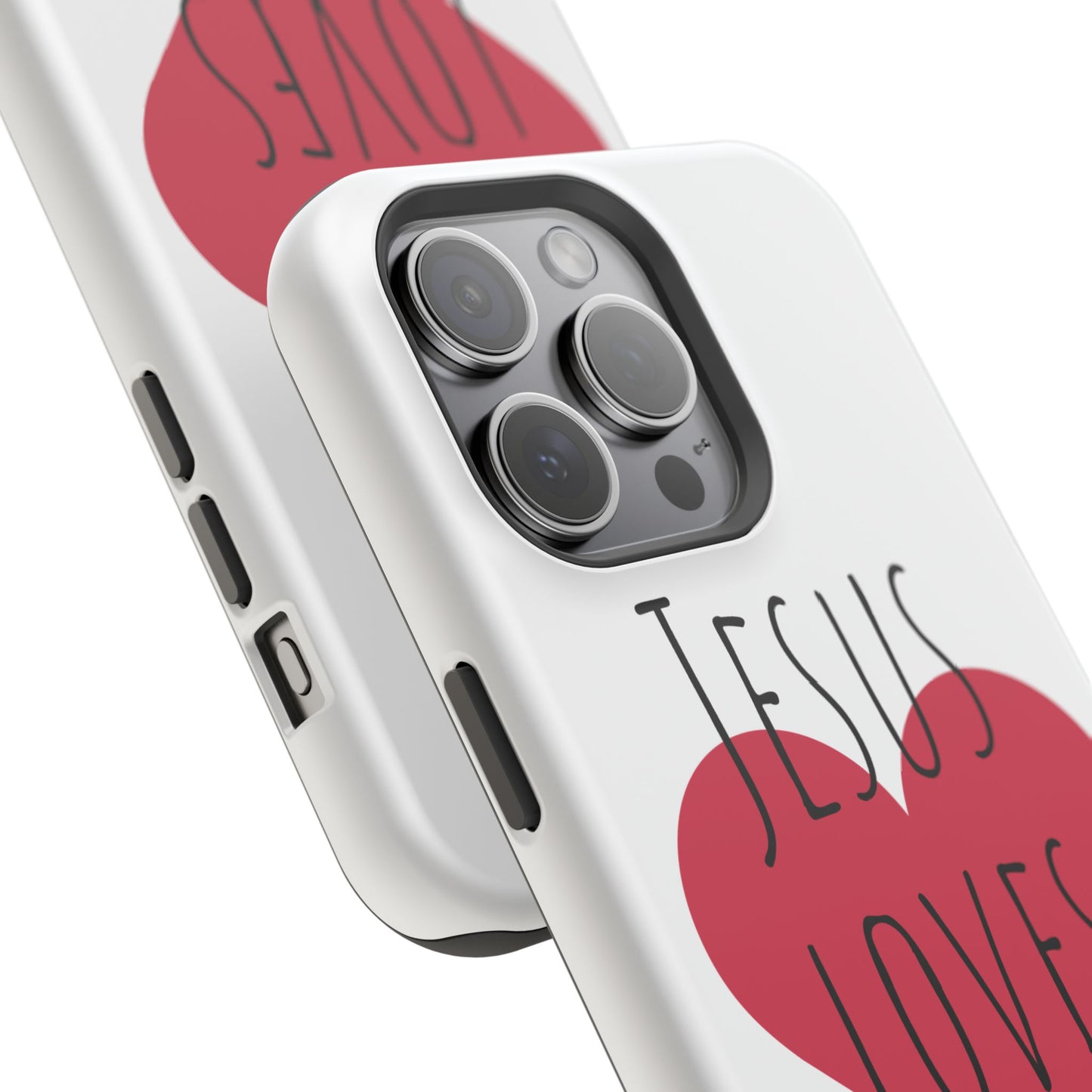 Jesus Love's You Impact-Resistant Phone Case | Durable Christian Accessories | Gift for Believers | Unique Faith-Based Tech Cover