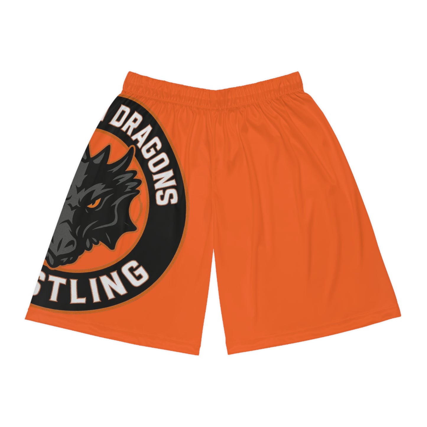 Clinton Dragons Wrestling Warm Up Shorts - Perfect for Athletes, Gym, Sports Events, Casual Wear, and Team Spirit!