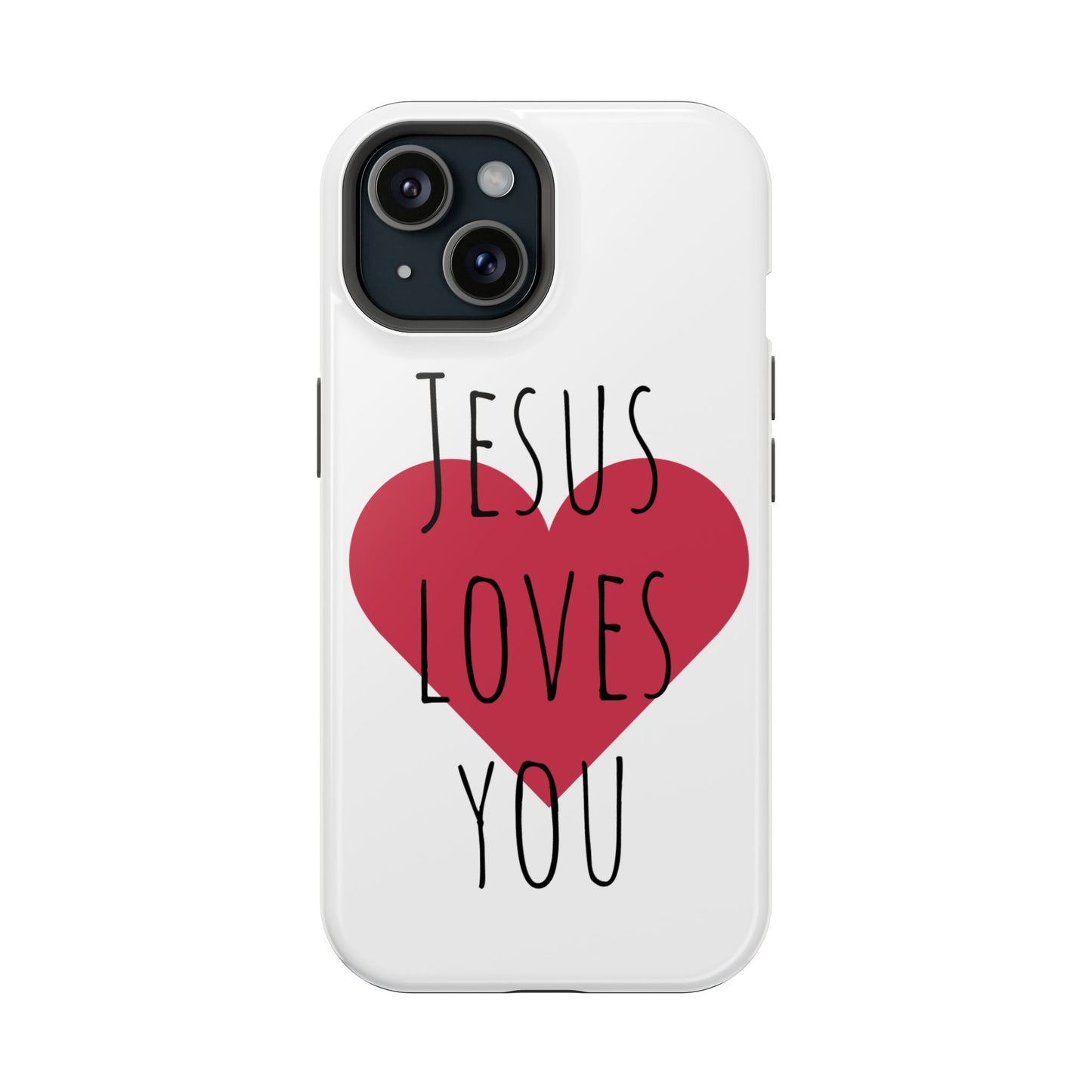 Jesus Love's You Impact-Resistant Phone Case | Durable Christian Accessories | Gift for Believers | Unique Faith-Based Tech Cover
