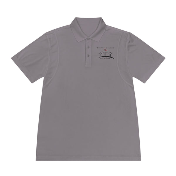 Men's Sport Polo Shirt - Classic Style with Church Design
