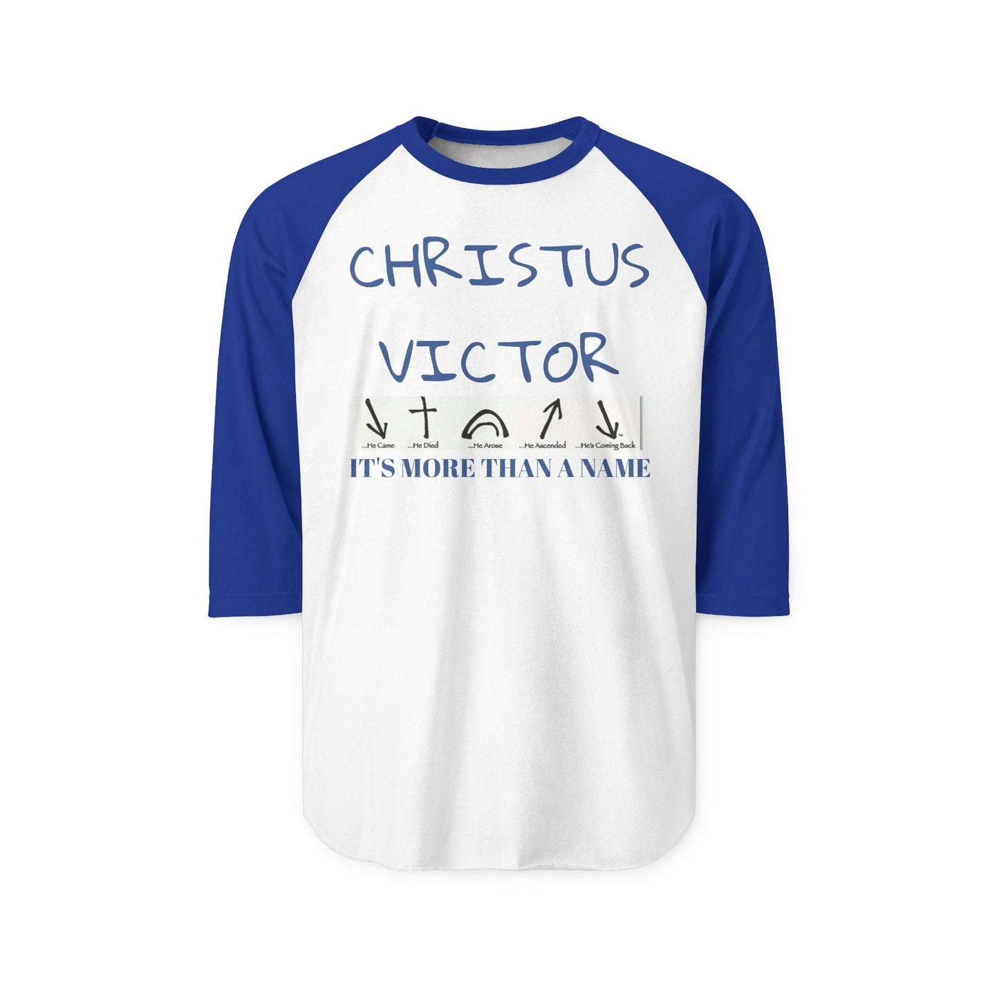Unisex Raglan Shirt - CHRISTUS VICTOR | Meaningful Statement Tee