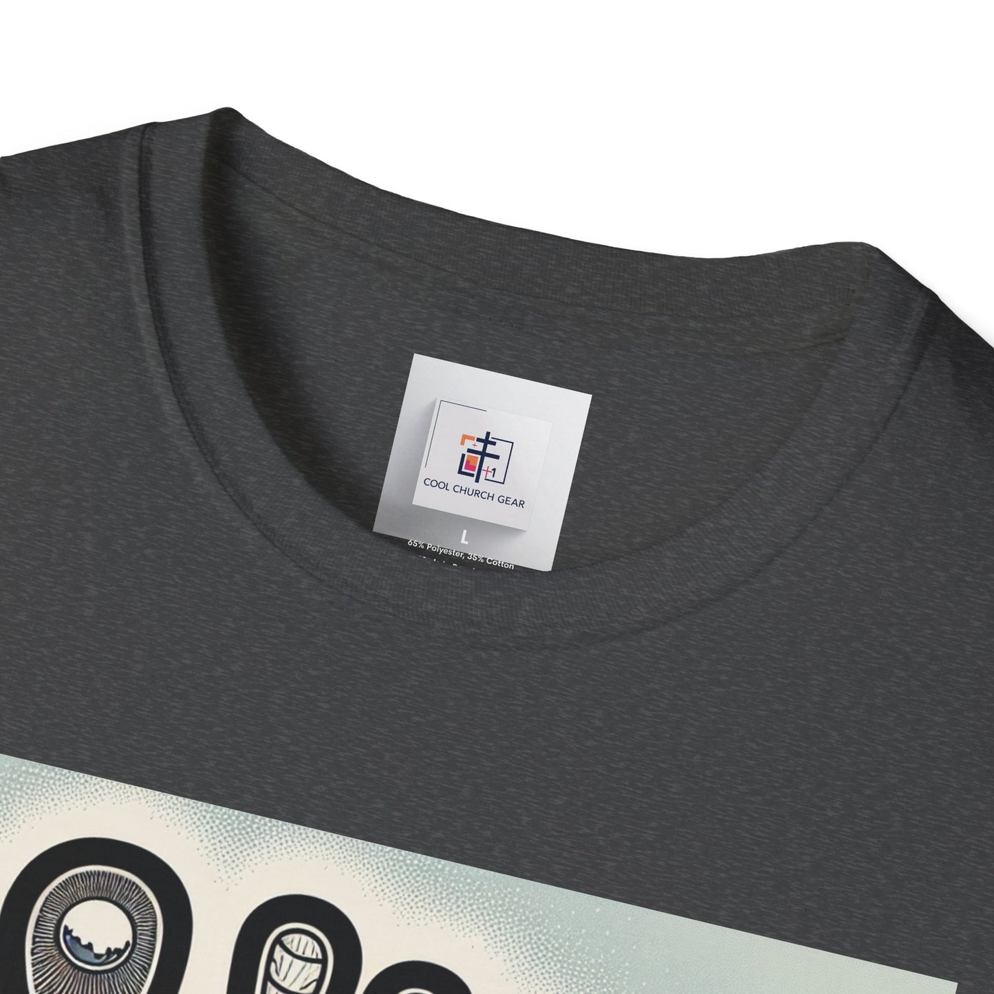 Inspirational Christian T-Shirt with Footprint Design - Romans 10:15