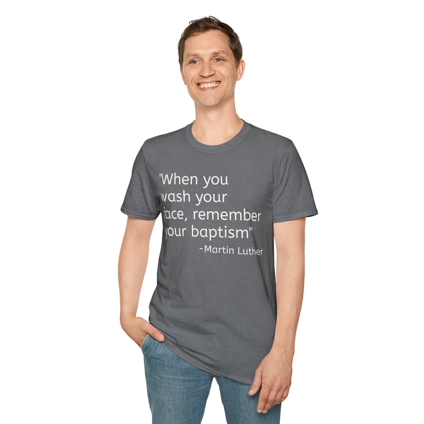 Martin Luther Quote Unisex Softstyle T-Shirt
