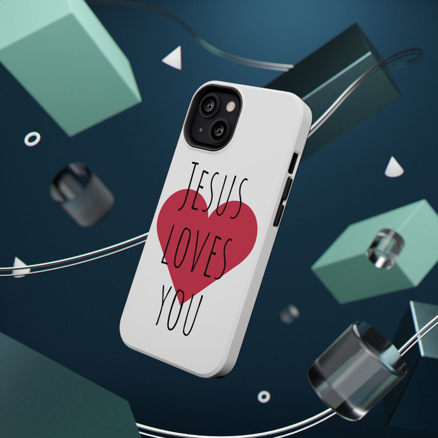 Jesus Love's You Impact-Resistant Phone Case | Durable Christian Accessories | Gift for Believers | Unique Faith-Based Tech Cover
