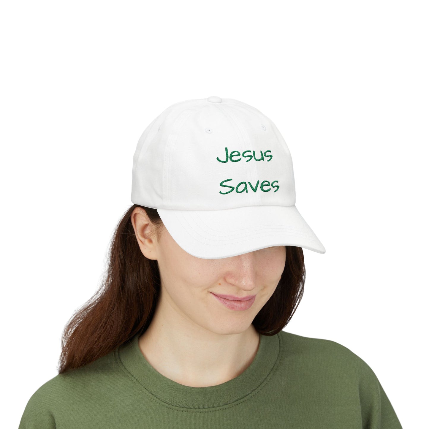 Jesus Saves Classic Dad Cap, Casual Hat, Religious Cap, Christian Gear, Faith-Based Accessories, Stylish Dad Hat