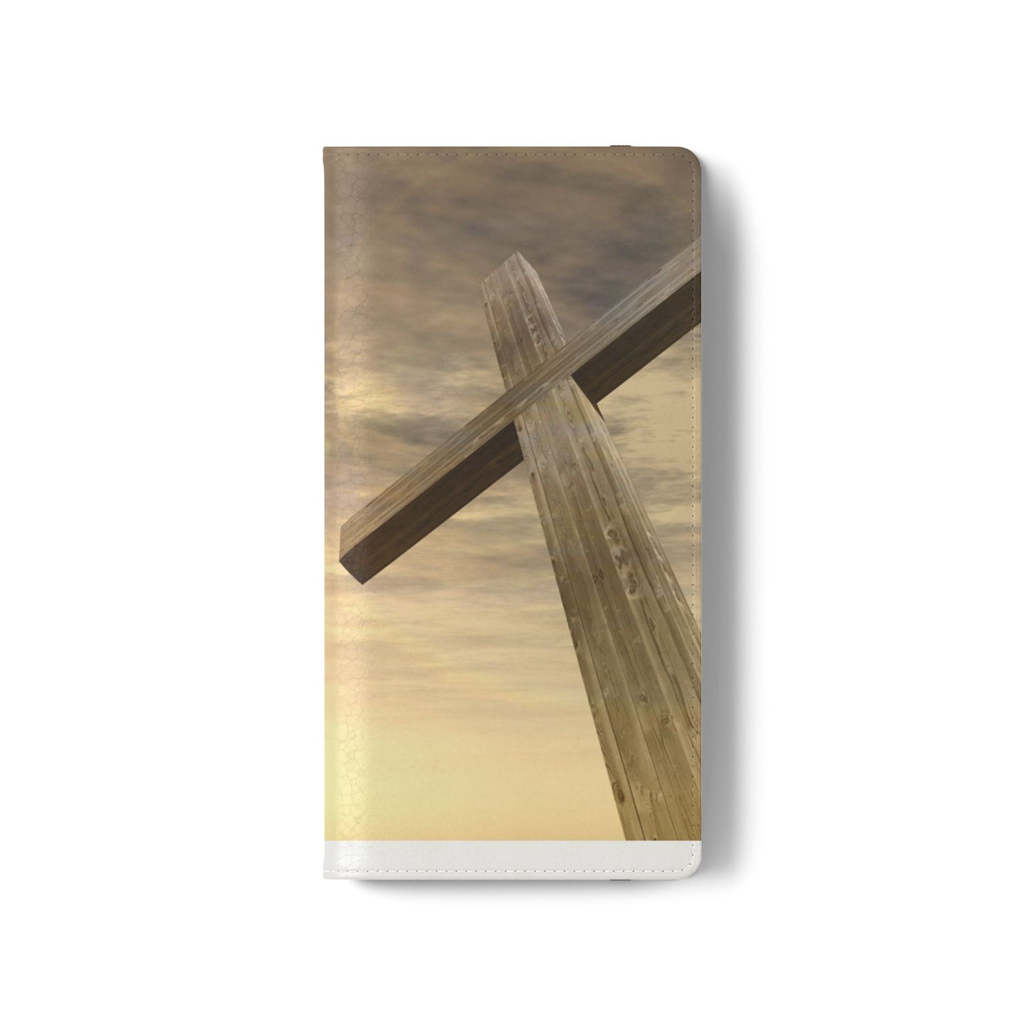 Elegant Faith Flip Case for Phones, Bible Verse Accessories, Inspirational Gifts for Christians, Stylish Phone Wallet, Church Decor