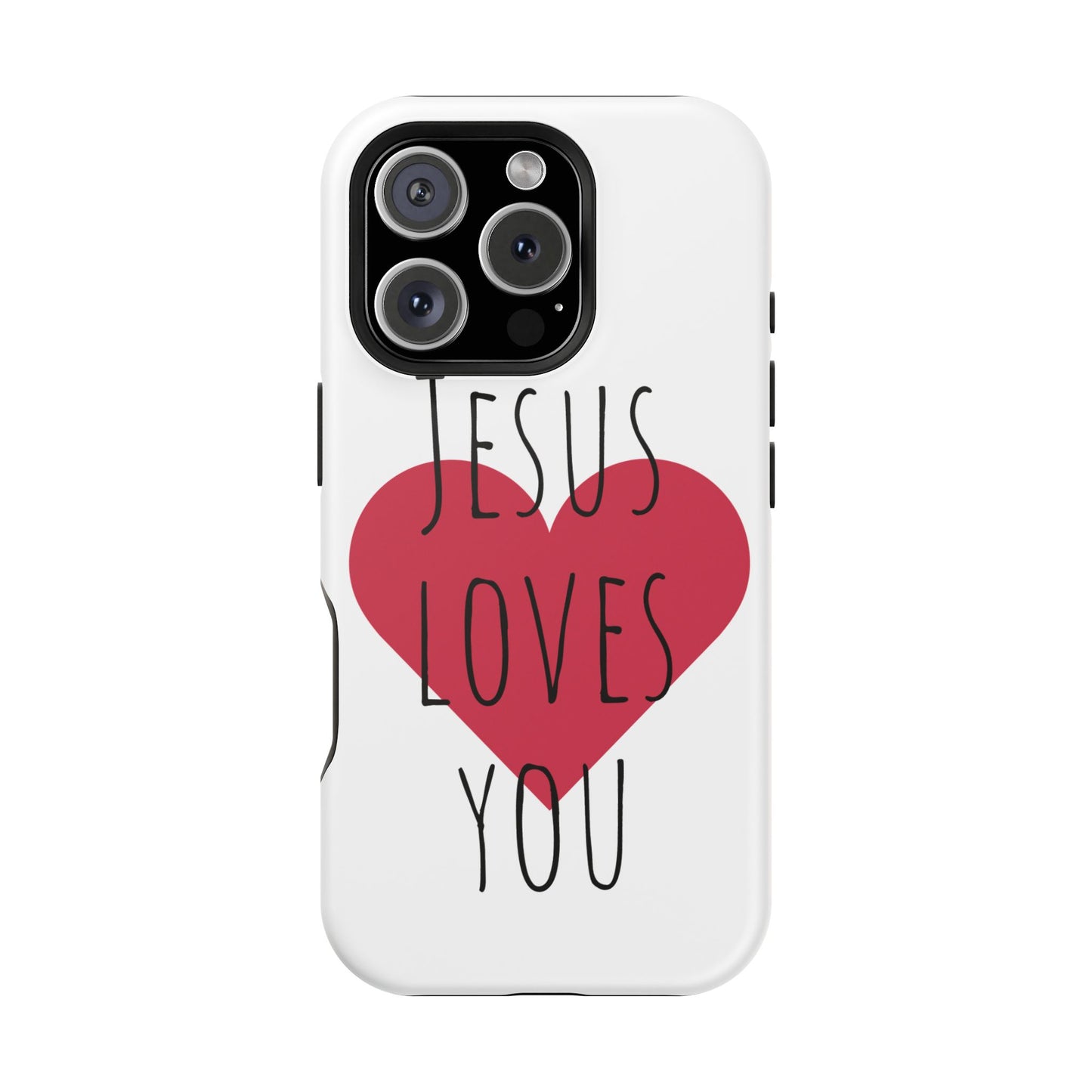 Jesus Love's You Impact-Resistant Phone Case | Durable Christian Accessories | Gift for Believers | Unique Faith-Based Tech Cover