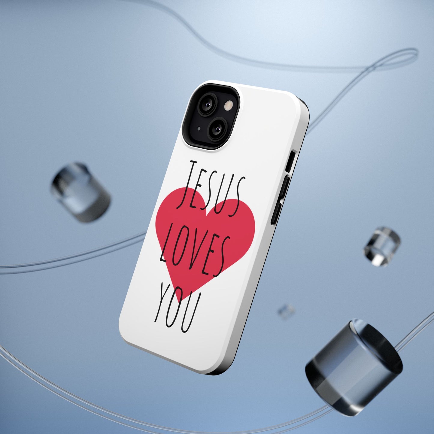 Jesus Love's You Impact-Resistant Phone Case | Durable Christian Accessories | Gift for Believers | Unique Faith-Based Tech Cover