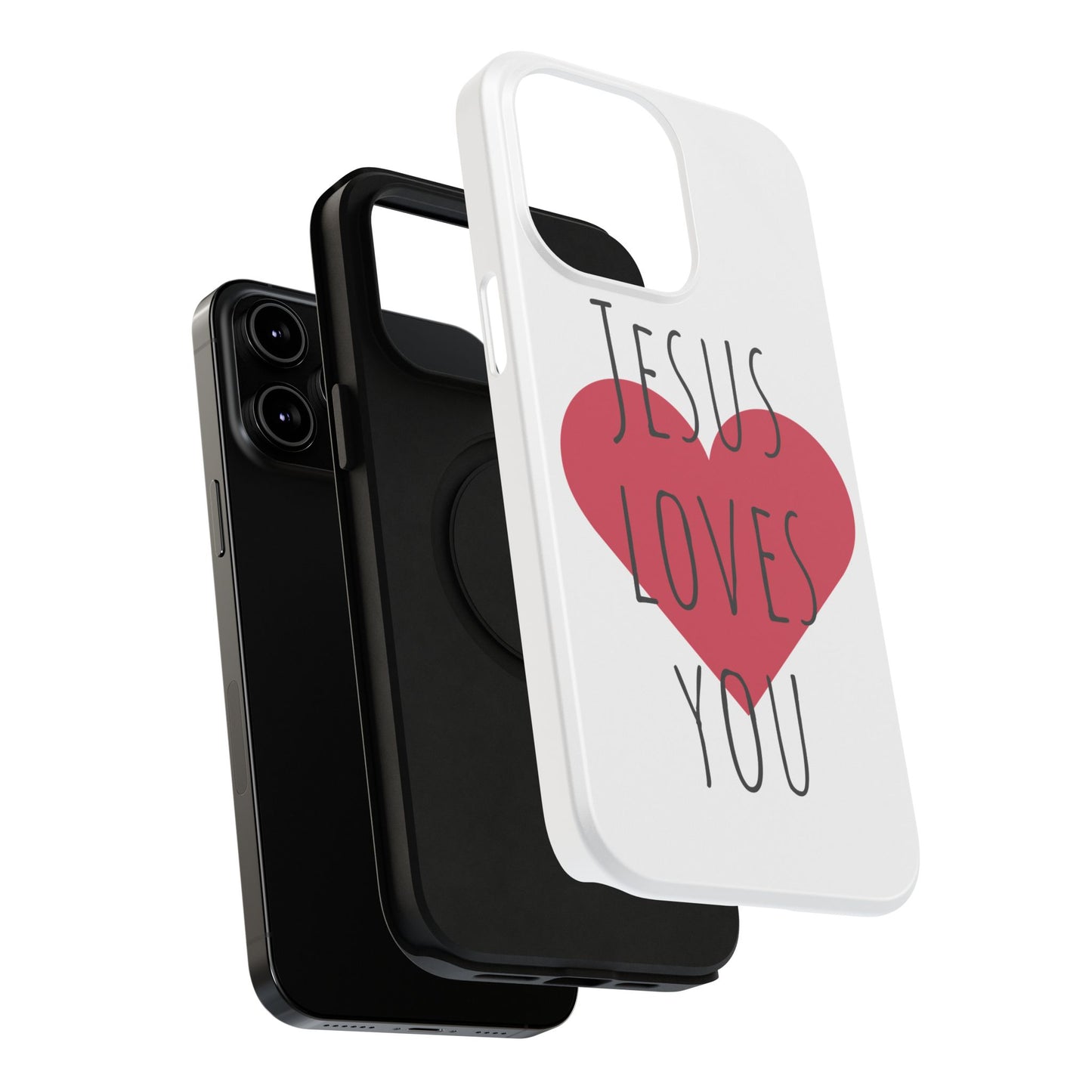 Jesus Love's You Impact-Resistant Phone Case | Durable Christian Accessories | Gift for Believers | Unique Faith-Based Tech Cover