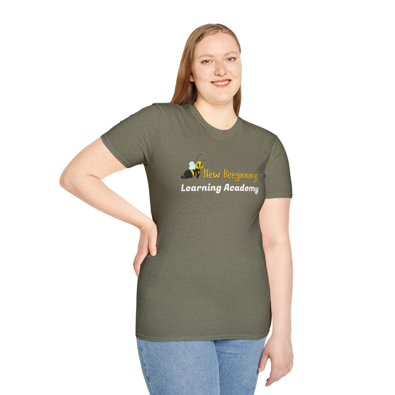 Buzzing Bee Unisex T-Shirt, Bee-Themed, New Beeginnings Academy Tee,