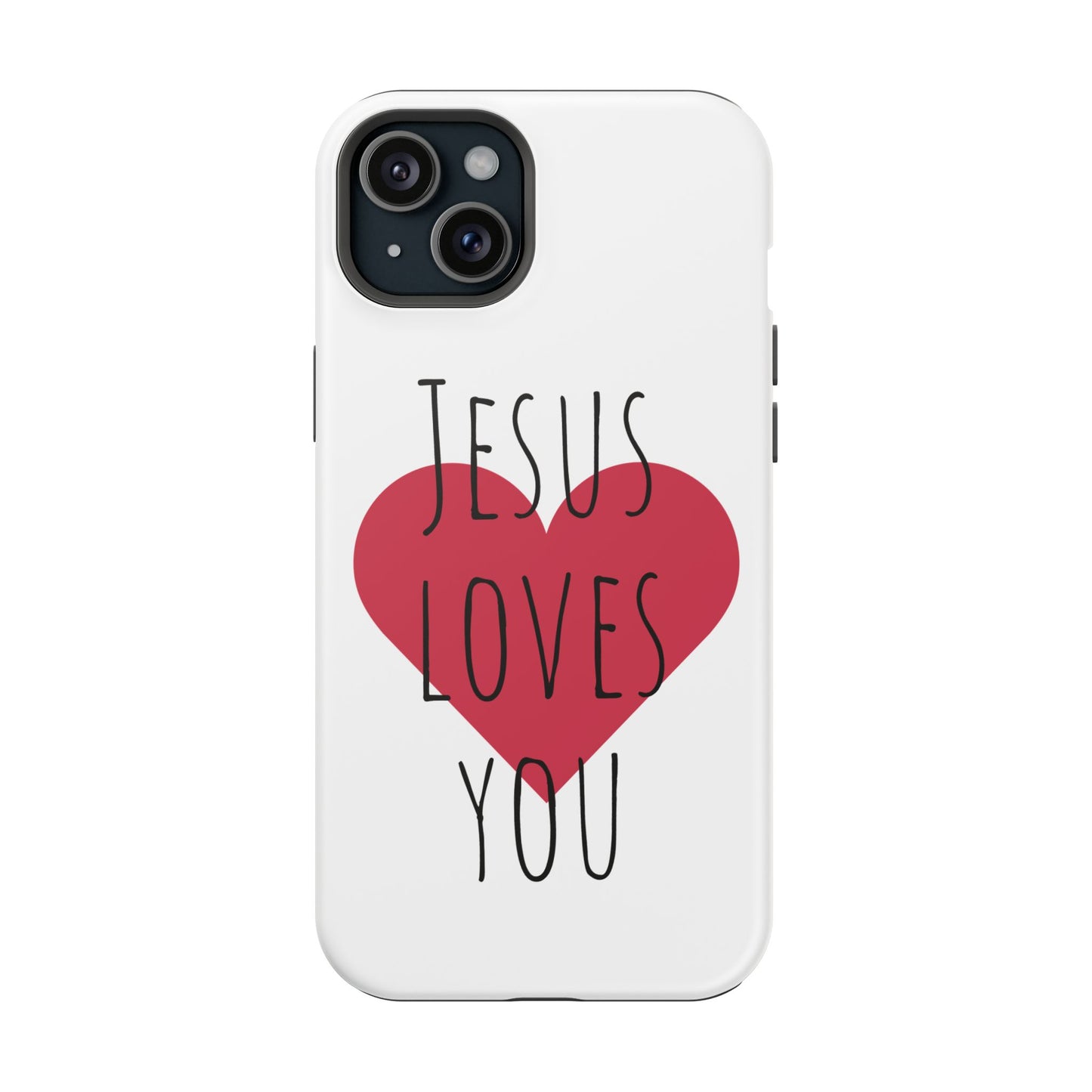 Jesus Love's You Impact-Resistant Phone Case | Durable Christian Accessories | Gift for Believers | Unique Faith-Based Tech Cover