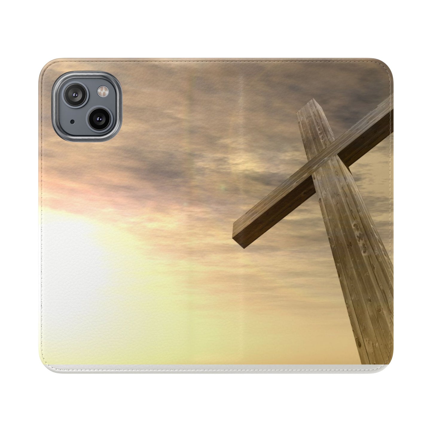 Elegant Faith Flip Case for Phones, Bible Verse Accessories, Inspirational Gifts for Christians, Stylish Phone Wallet, Church Decor