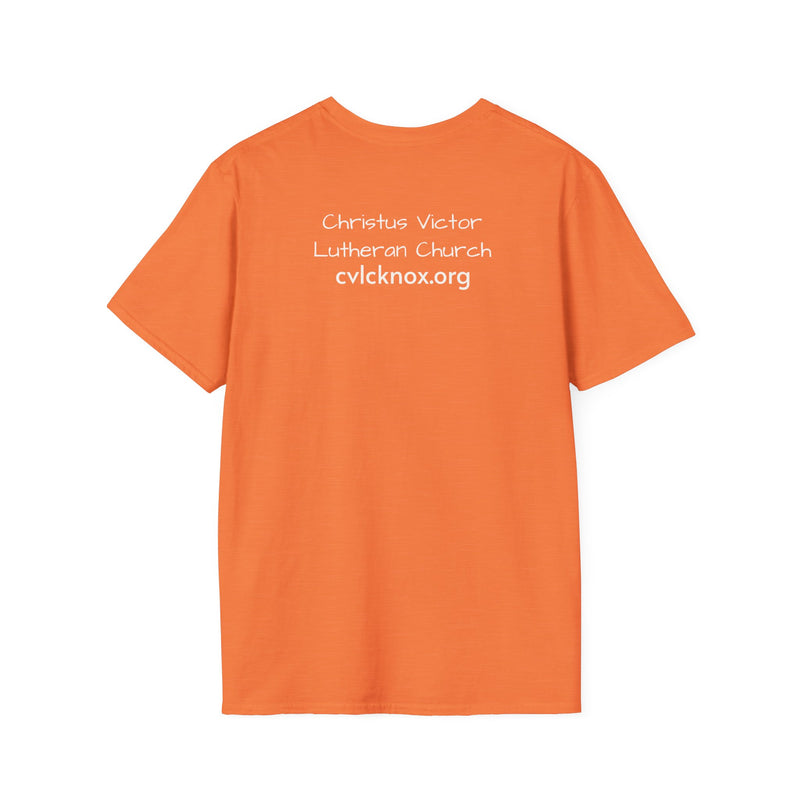 Inspirational Unisex Softstyle T-Shirt - "Love, Pray, Worship"
